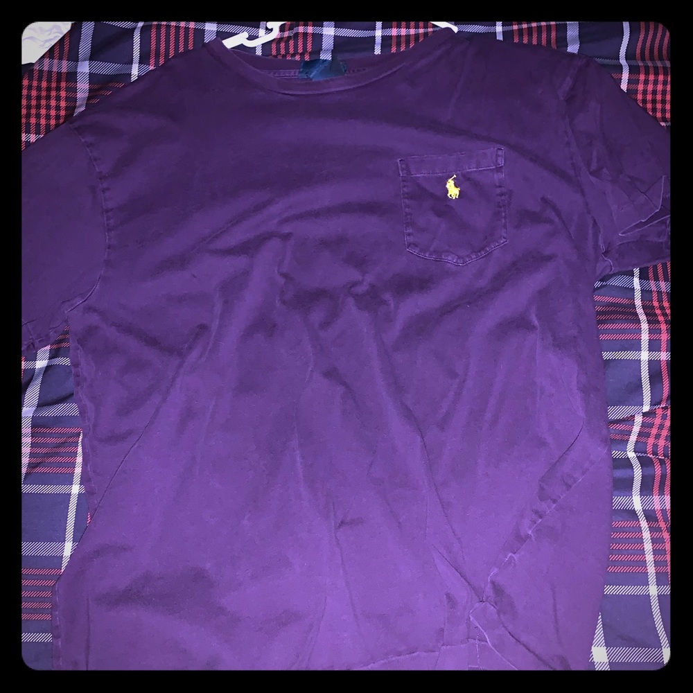 Polo Ralph Lauren purple tshirt